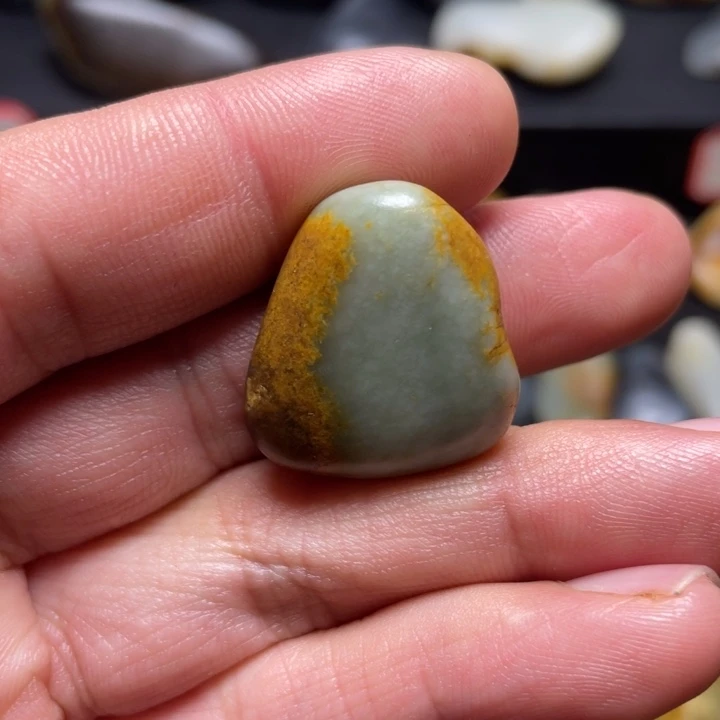 和田玉未镶嵌挂件48