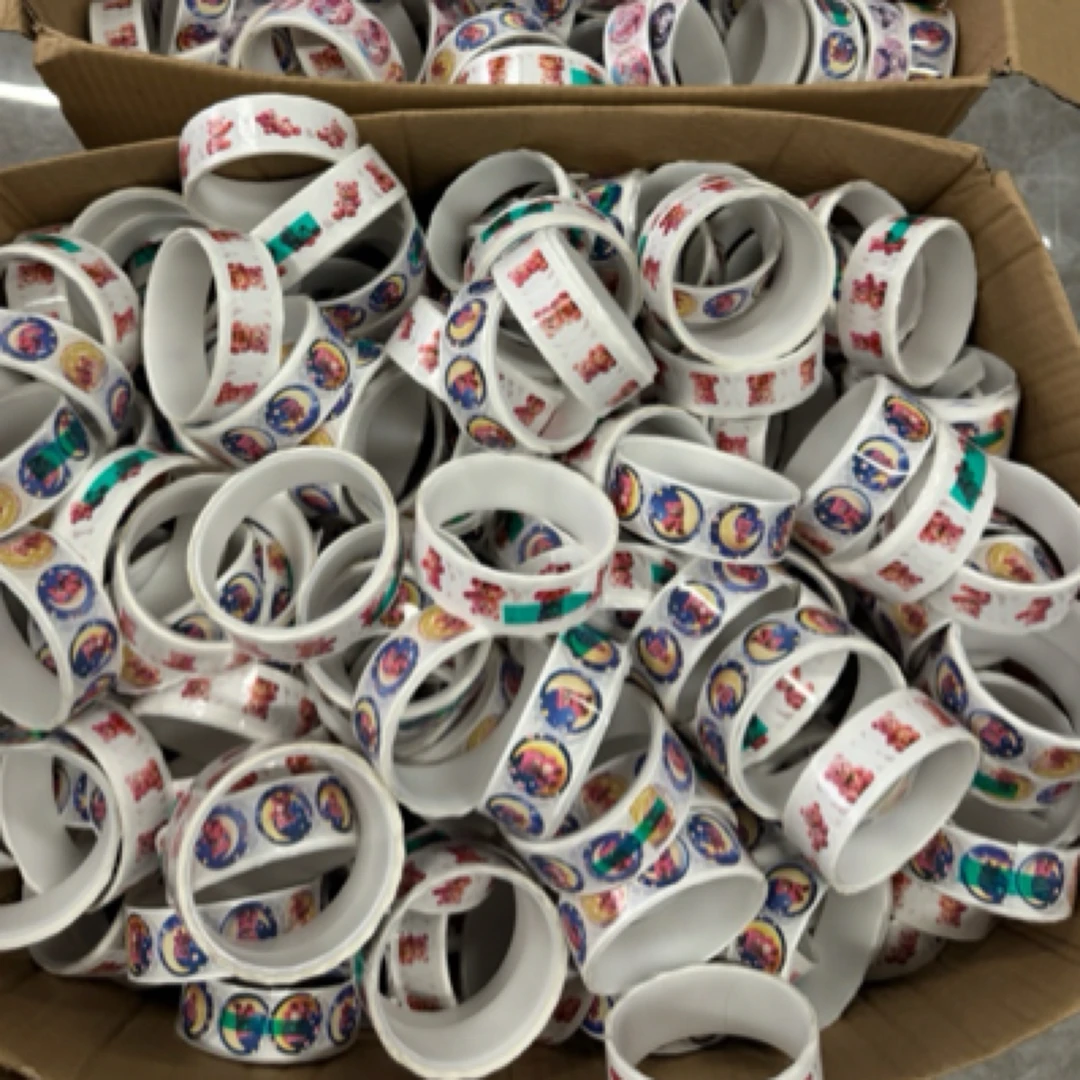 工厂直销学生奖励贴封口贴卷卷贴一元一卷快递2元清仓处理