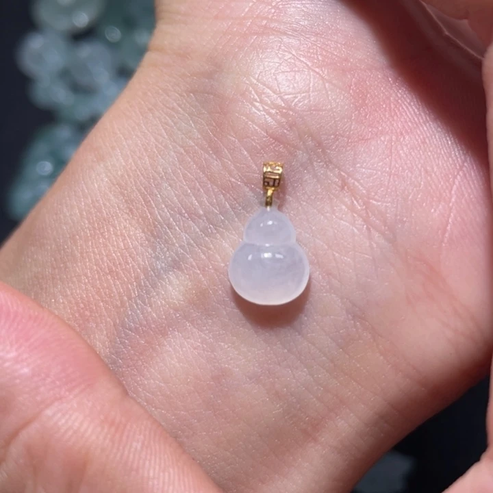 翡翠裸石18k福利葫芦