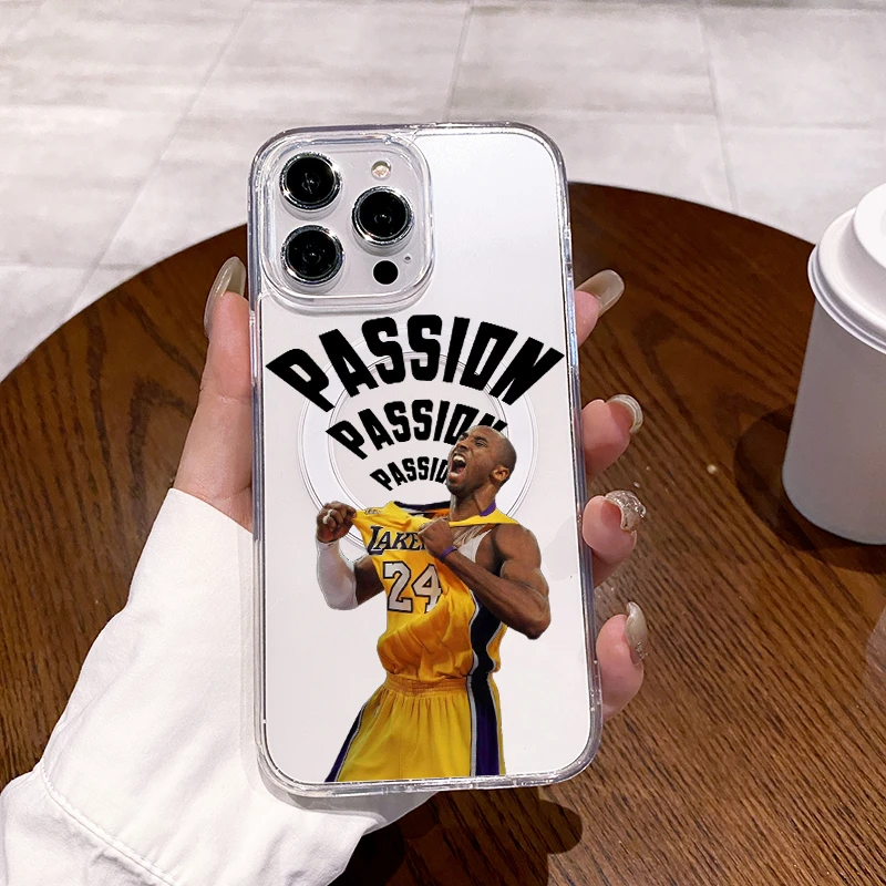 磁吸科比12适用于苹果15promax手机壳iphone14plus硬壳16透明11p