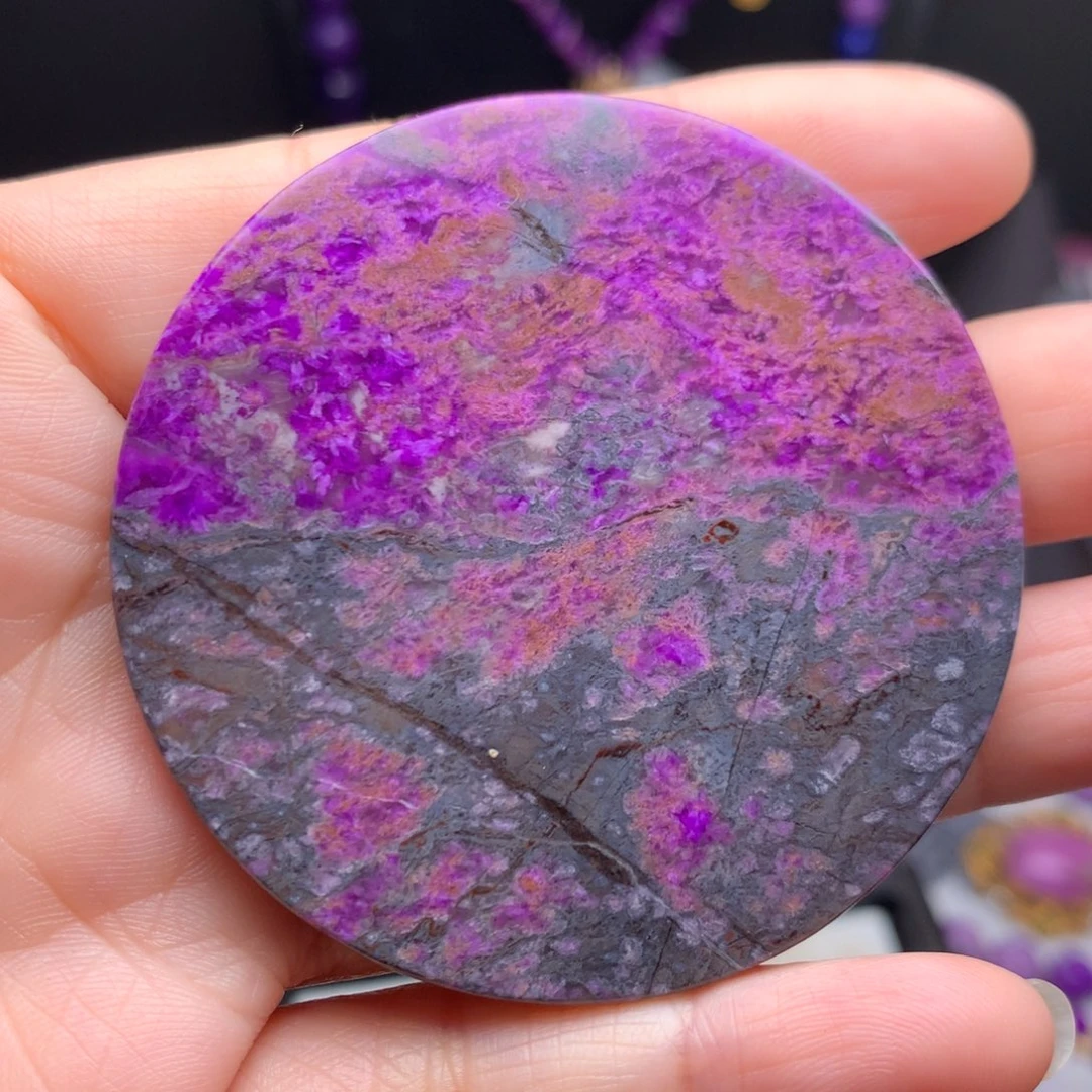 苏纪石（舒俱来）未镶嵌圆牌