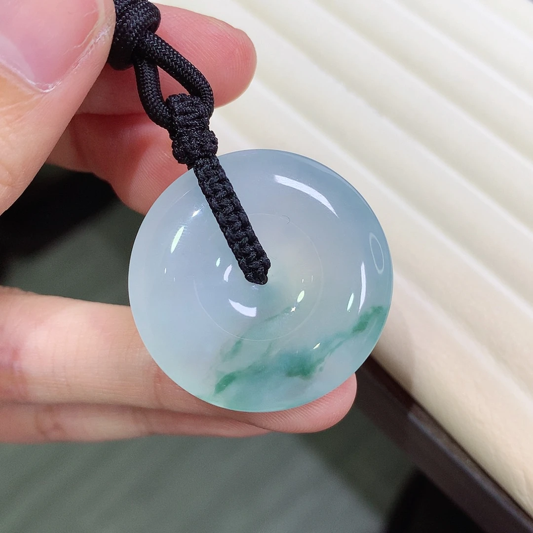 翡翠未镶嵌颈饰30.5-6.3