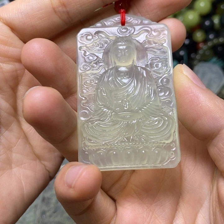 岫玉未镶嵌岫玉挂件伊**金