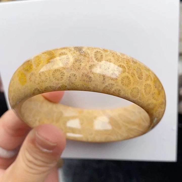 硅化玉未镶嵌手镯（圆镯）56