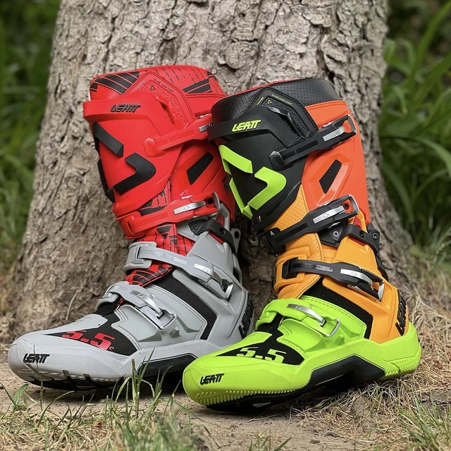 leatt越野摩托车靴子骑行鞋骑行靴林道防水越野靴活动轴男4.5 5.5