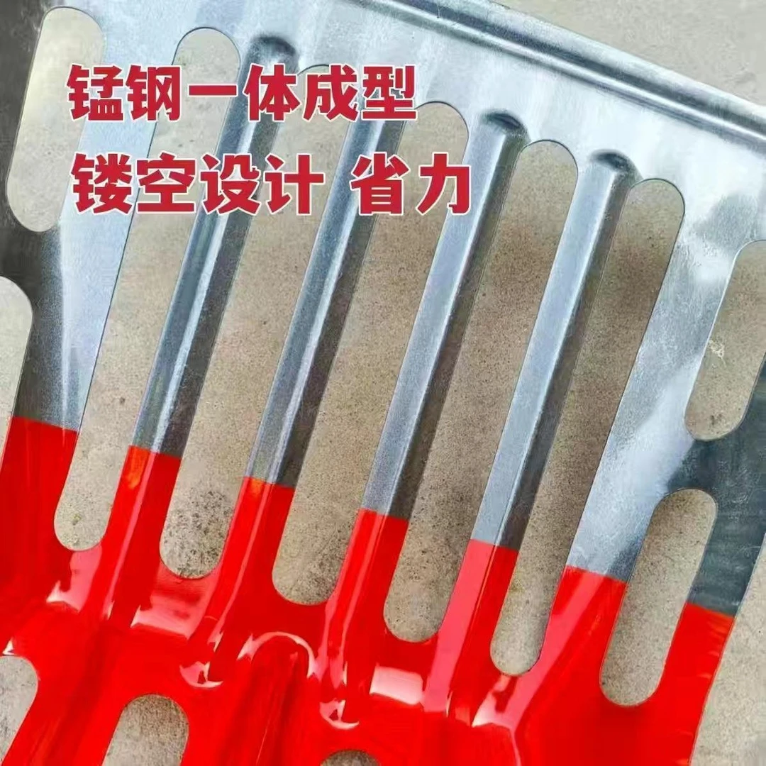 锰钢大号镂空柴火炉玉米叉子铁锹粮食功能小锄头收玉米神器