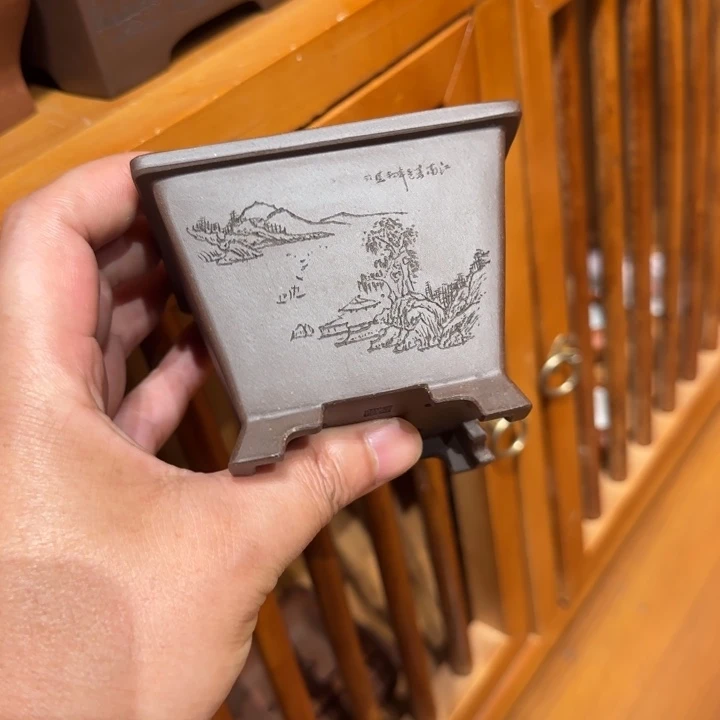 叨***哥紫砂花盆原矿紫泥