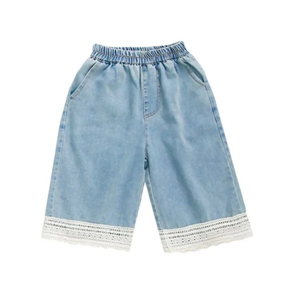 婴格朗迪YGSK302女童牛仔裤薄款喇叭裤新款长裤洋气九分裤子