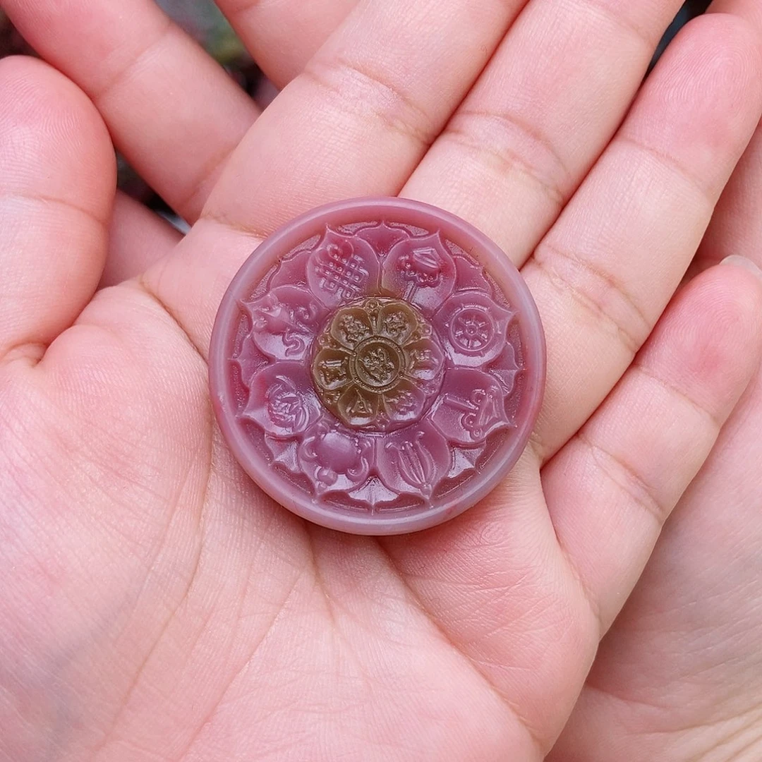 颈饰未镶嵌石英质玉（盐源）凉****