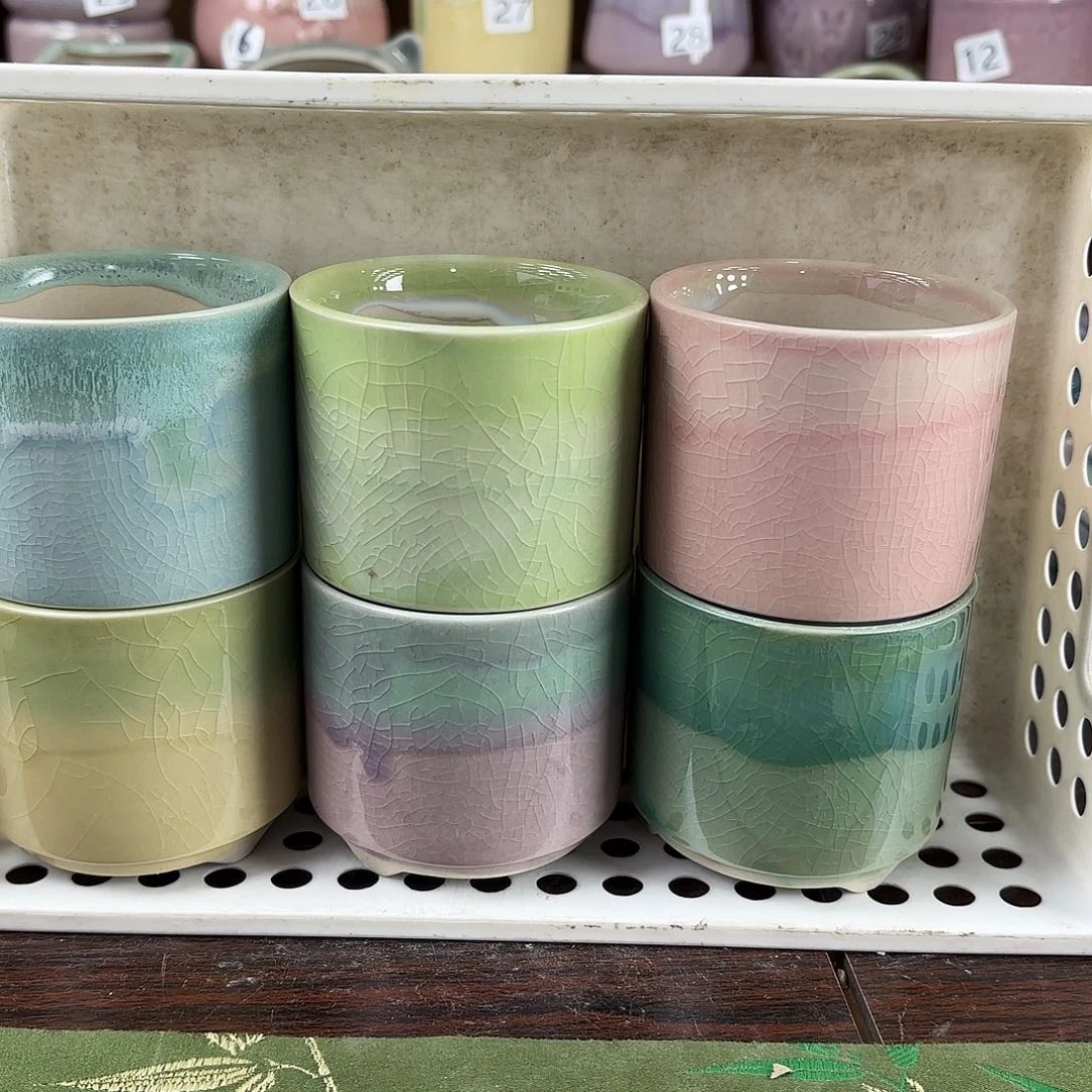 红陶量货/口高深浅搭配发6个