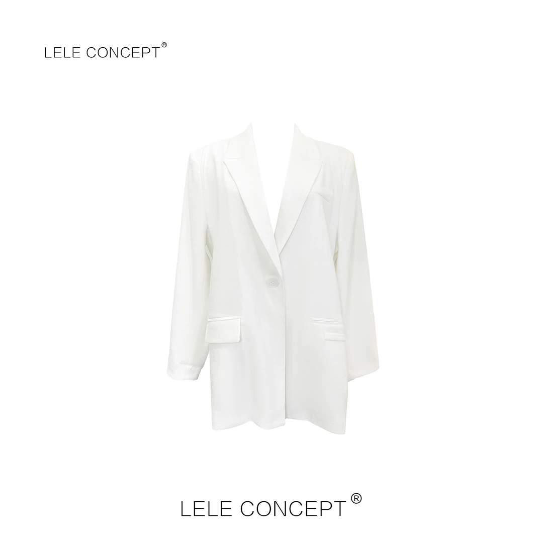LELE CONCEPT丨【如一】都市轻奢气质款翻袖单扣西服Y0614