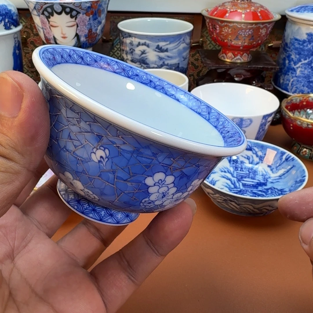 杯子景德镇全手工手绘陶瓷