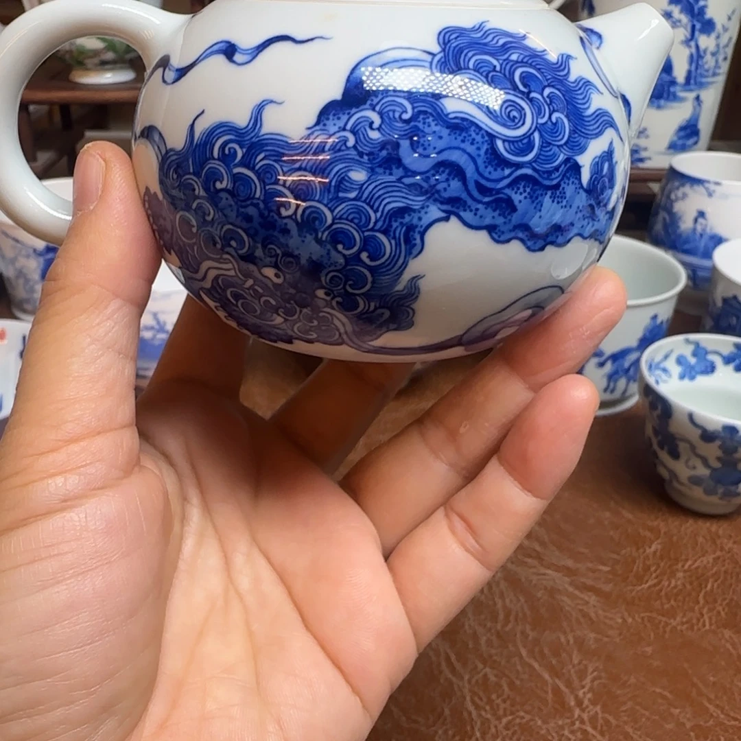陶摆件今天晚上的月亮很圆