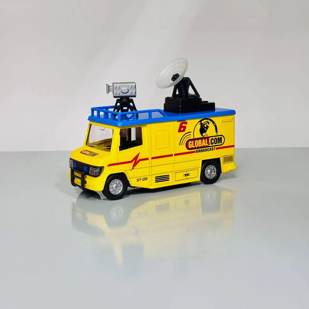 合金声光卫星新闻播报车带力车