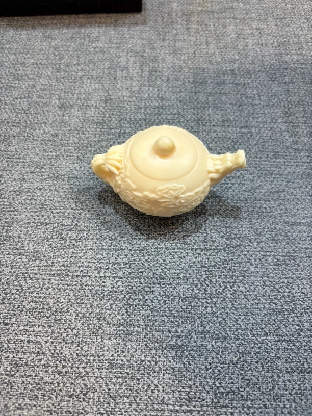 高级花梨木把把壶白