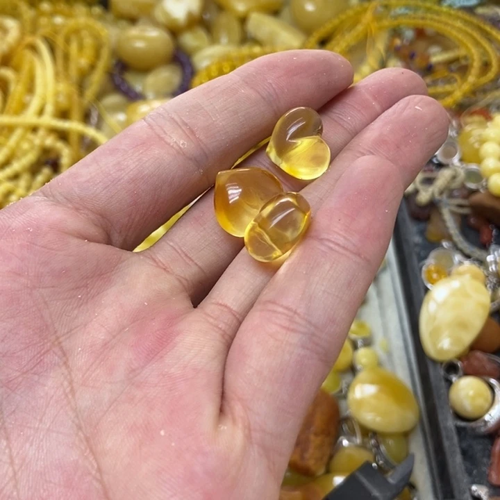 裸石蜜蜡未镶嵌多样性发货其一