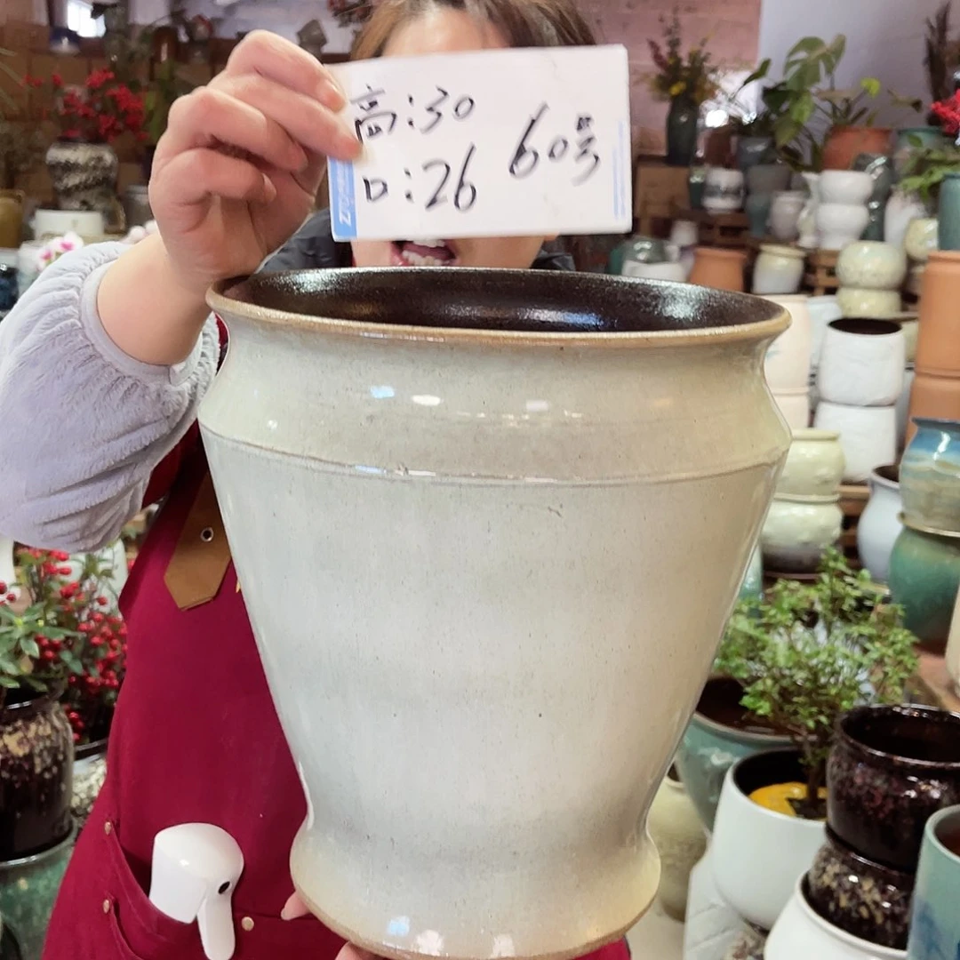 紫砂花盆高度30口径26