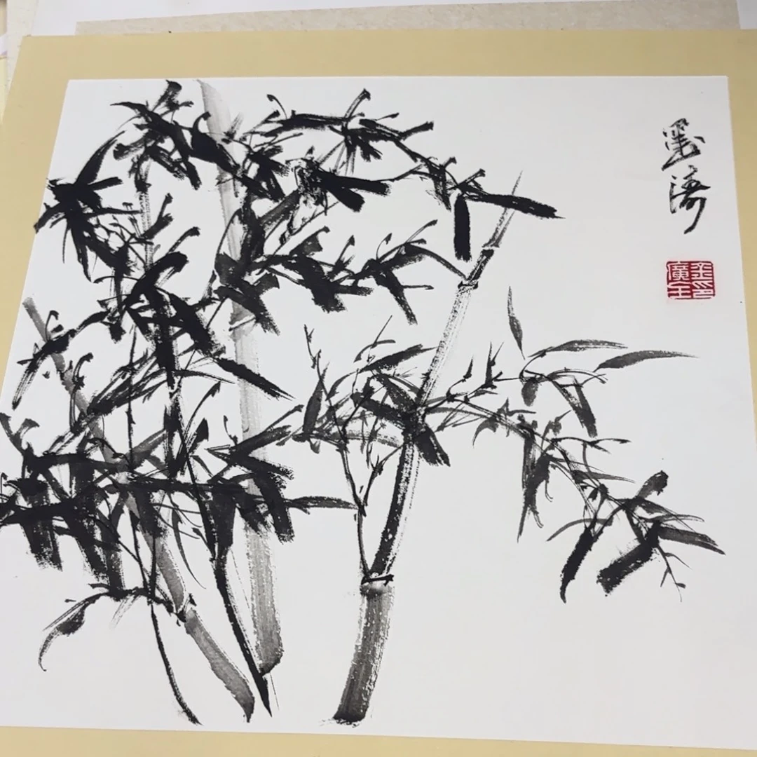 国画38-38卡纸作品艺