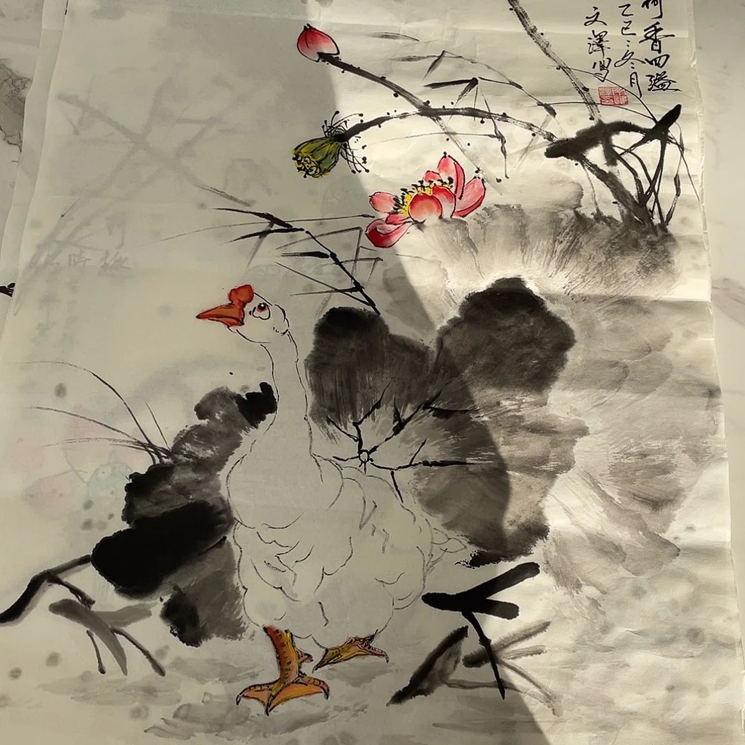 国画丁文泽国画作品欣赏