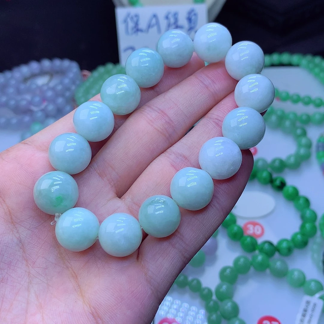 翡翠毛衣链未镶嵌14