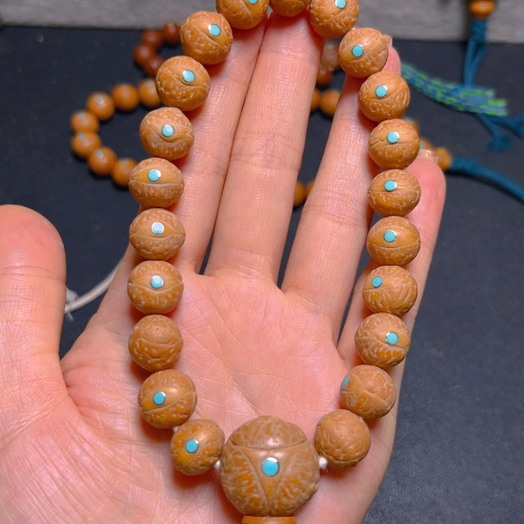 凤眼菩提吊坠12mm精品松丁手串