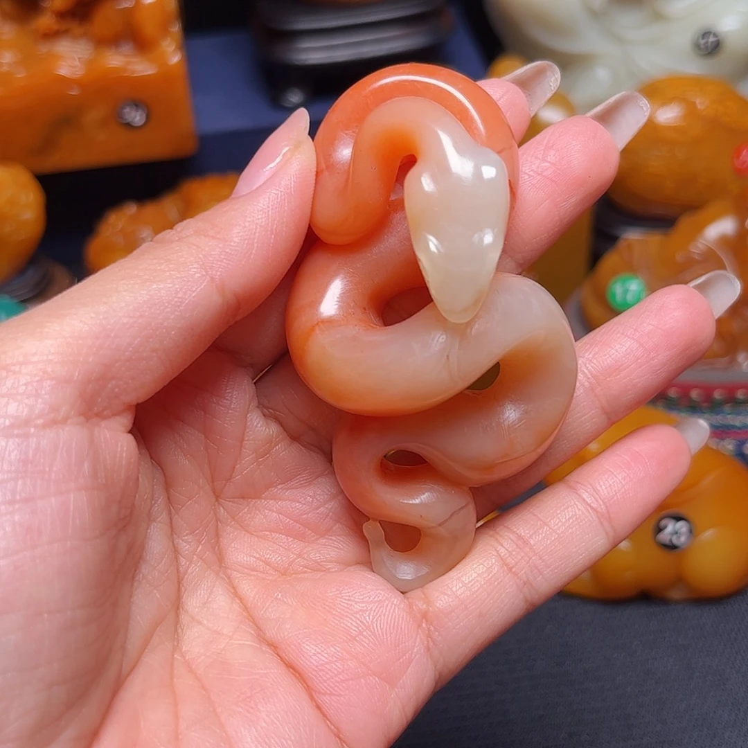 半***凉寿山石石雕石雕石雕