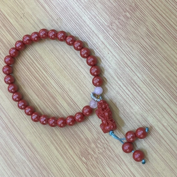 含辰砂工艺品YJ016精致小貔貅手串
