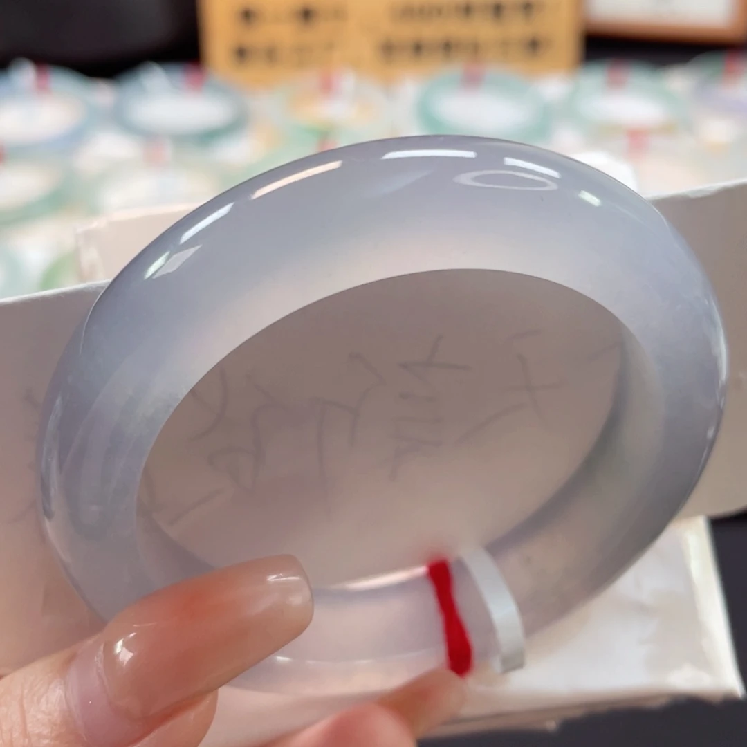 未镶嵌手镯翡翠53.5高货炸光纯净人间尤物29号