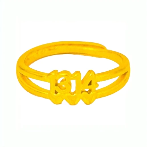 铜合金戒指 铜合金戒指女款时尚百搭简约精美可调节经典可爱1314