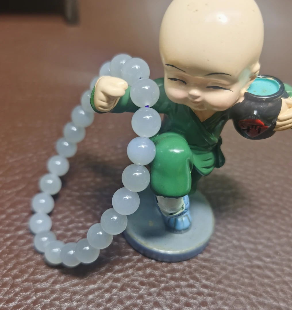 卡八高冰烟紫手串