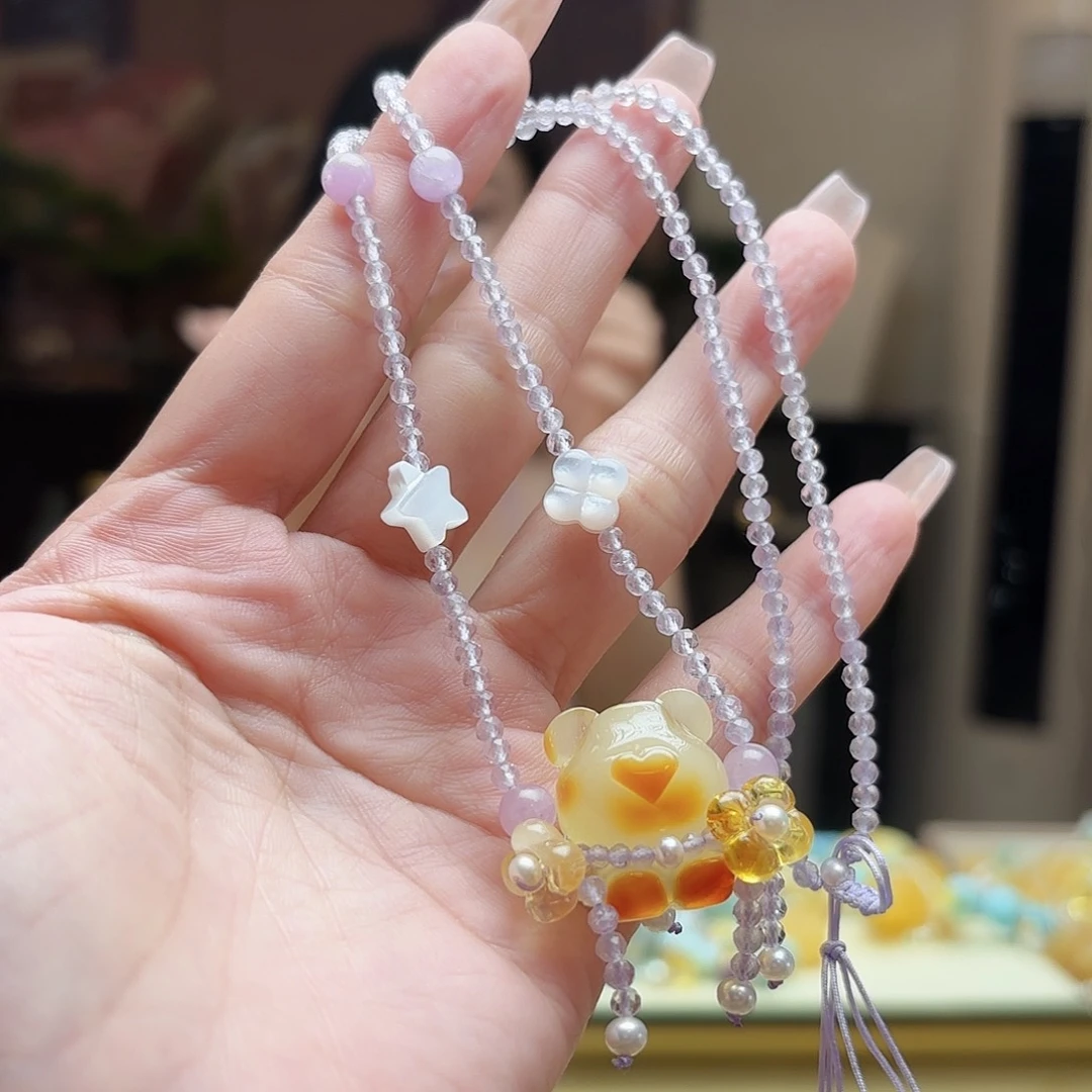 未镶嵌琥珀手链琥珀