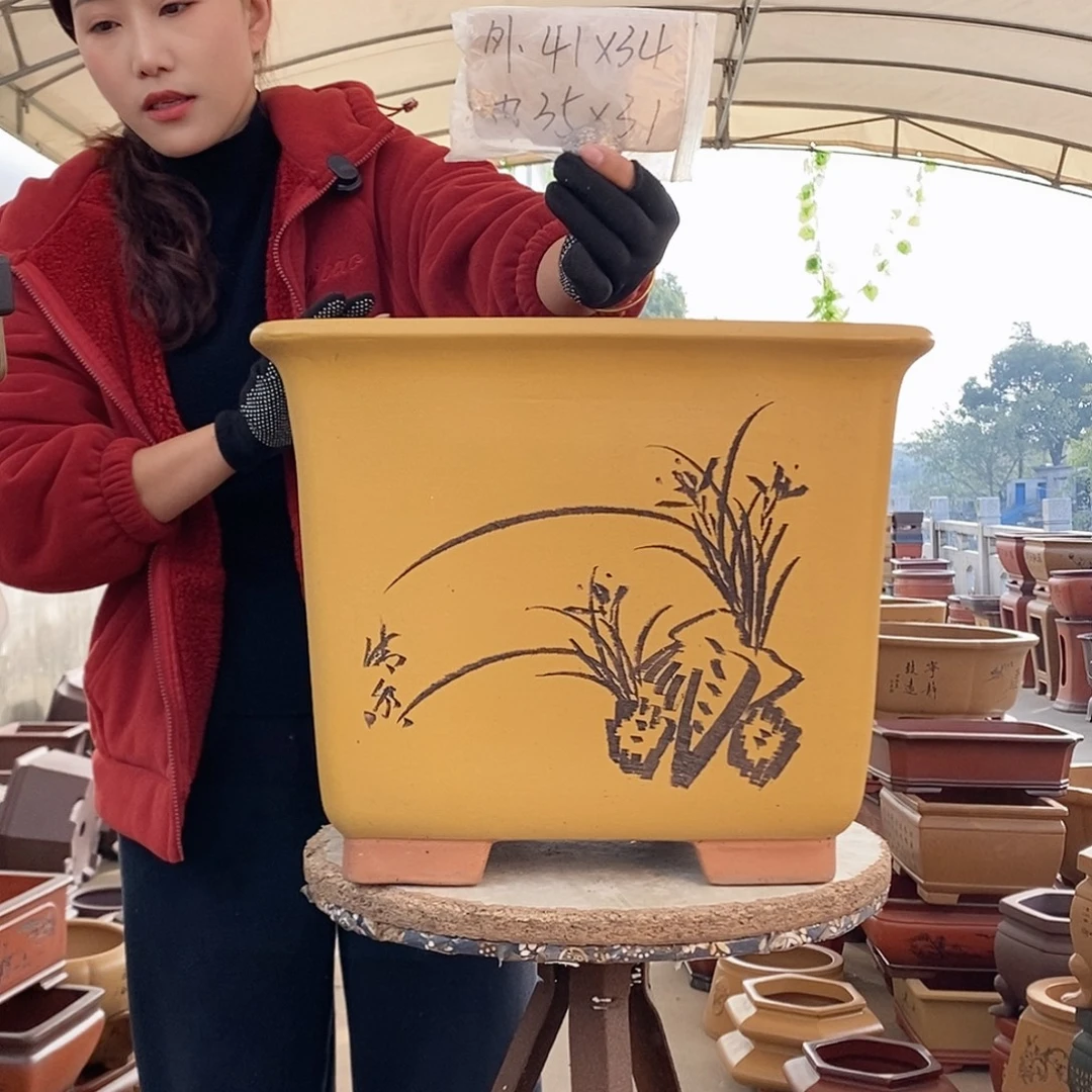 紫砂花盆紫砂花盆