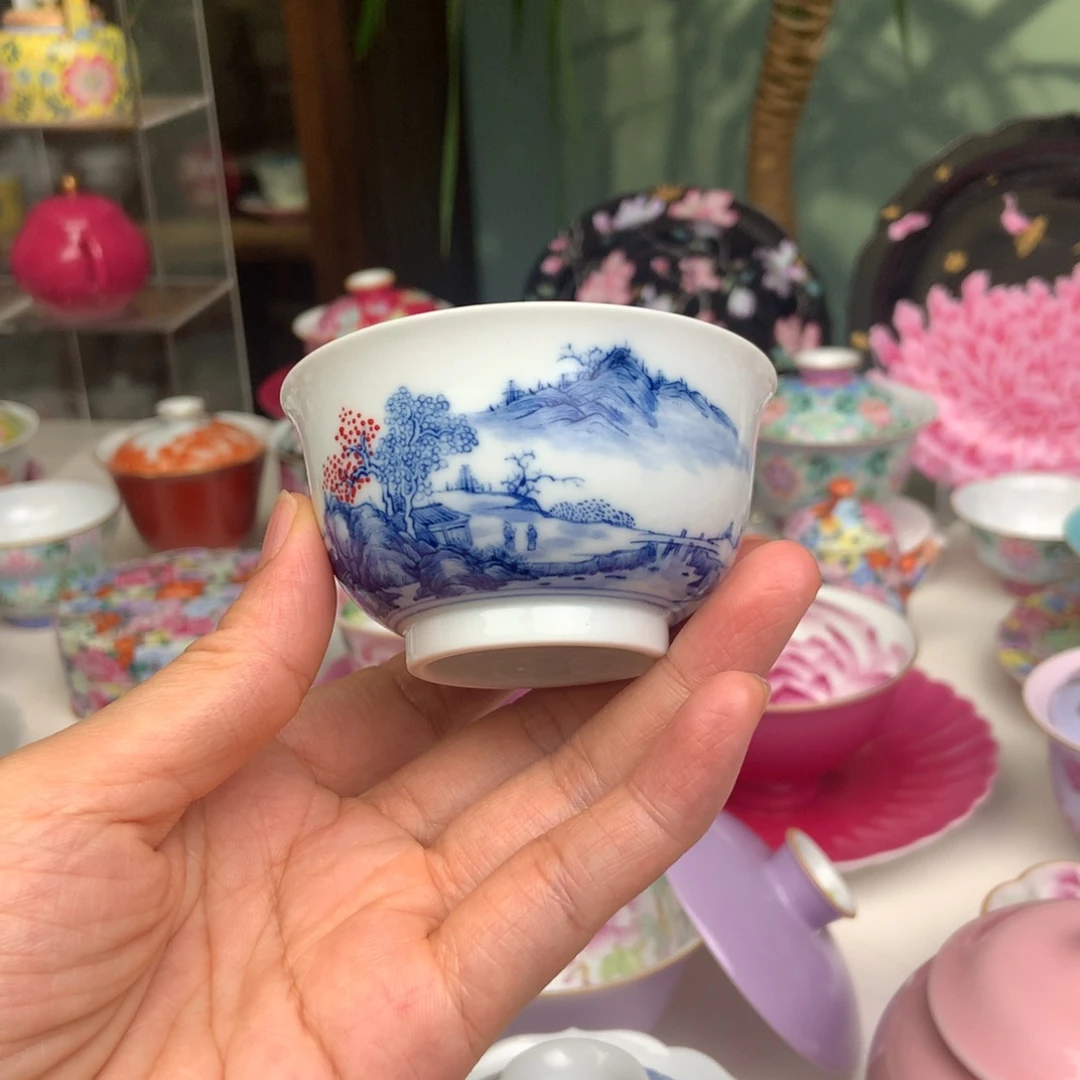 手绘青花作品简介