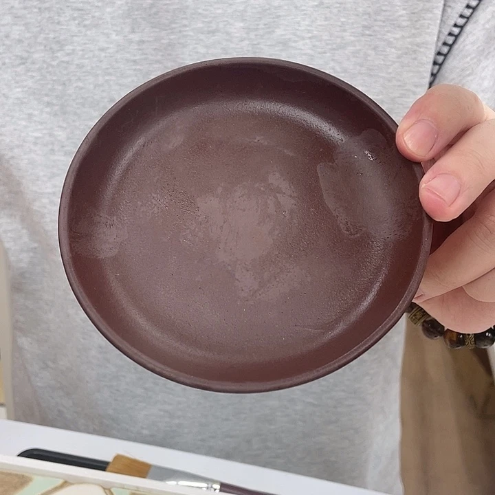 茶杯紫砂杯垫紫泥