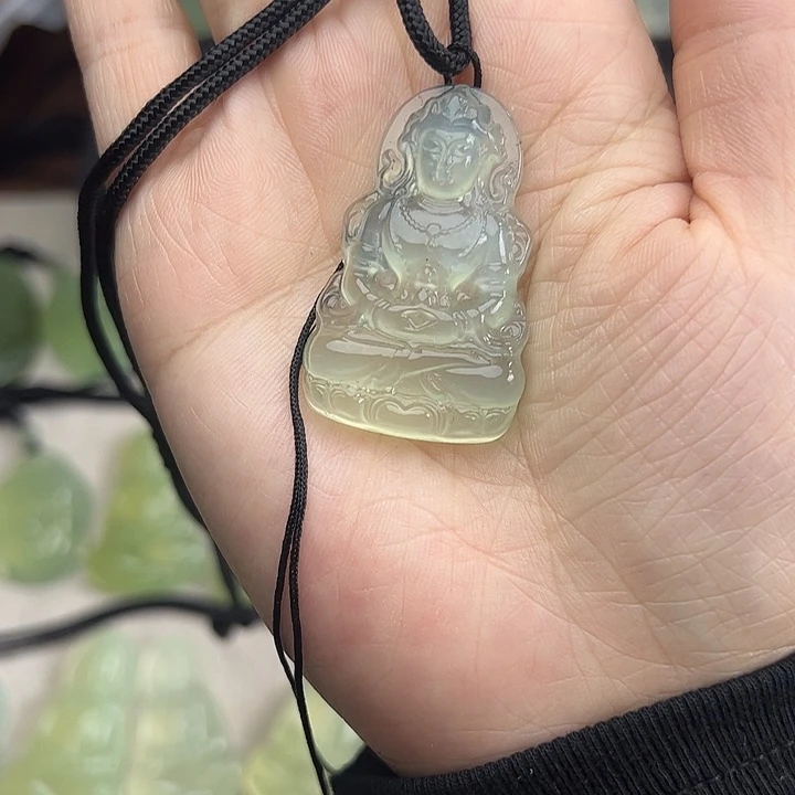 合金岫玉颈饰吊坠