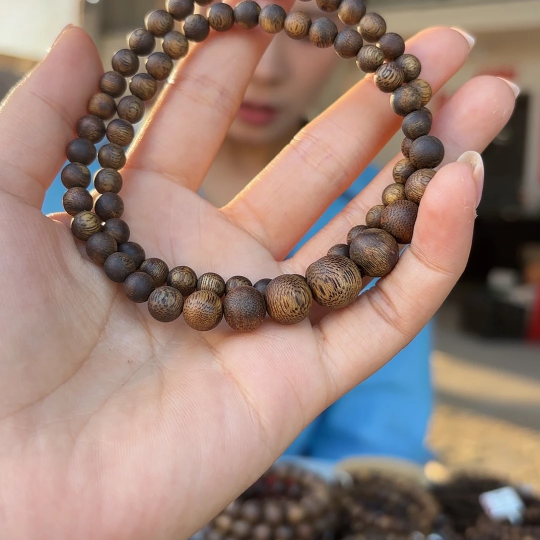 手串沉香奇楠沉香锁骨链