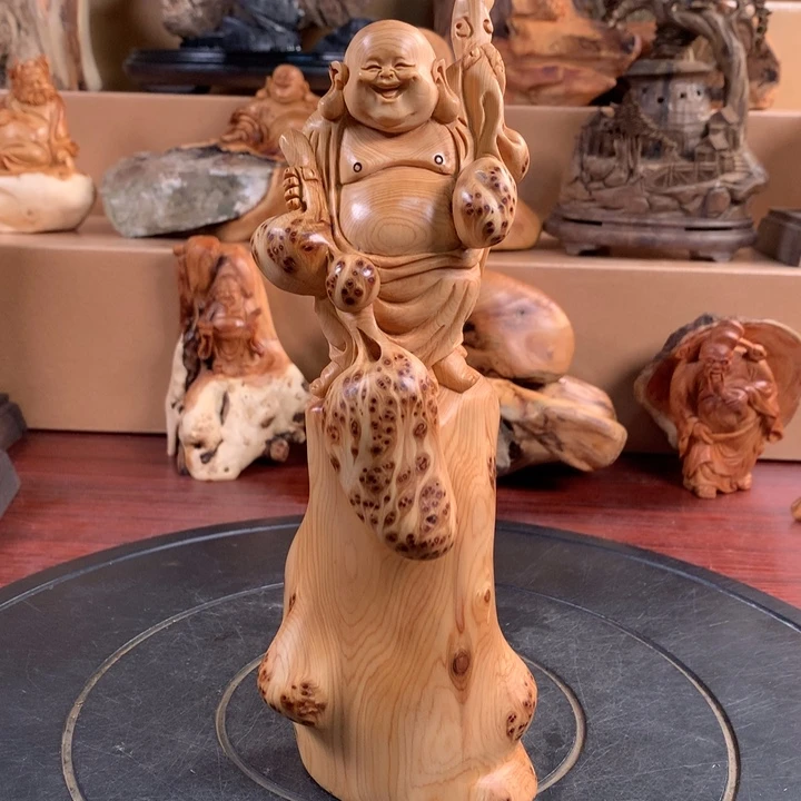 柏木（崖柏）根雕摆件