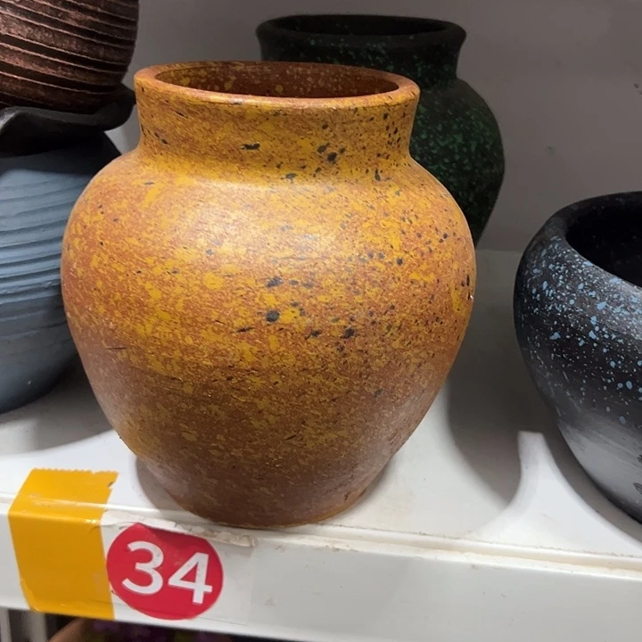 粗陶盆默认打孔高18口11