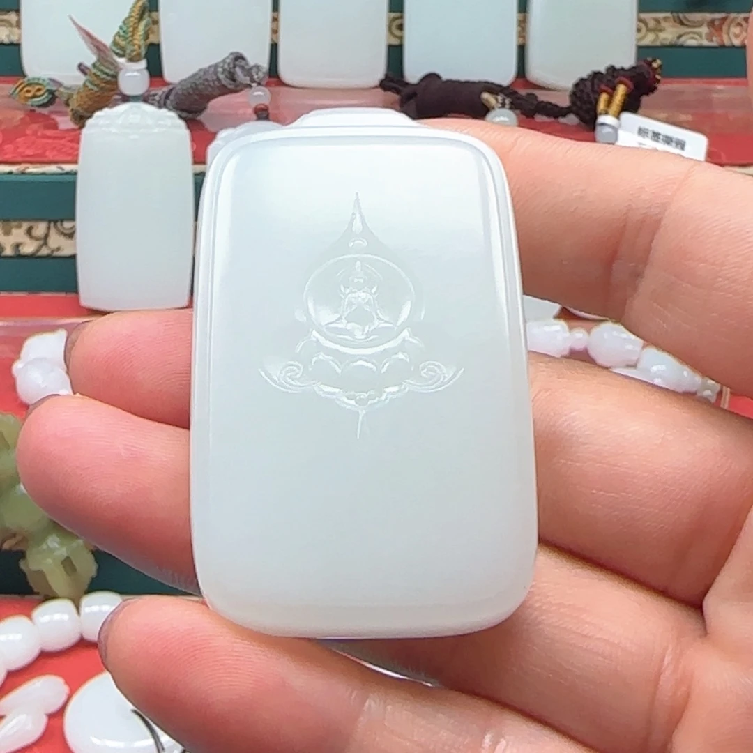 和田玉未镶嵌挂件独*乐