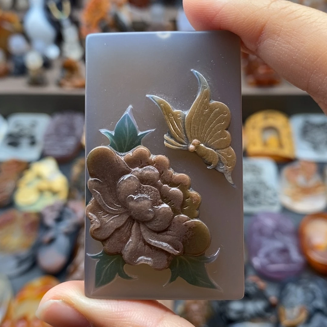 未镶嵌吊坠(不含链)玛瑙/玉髓