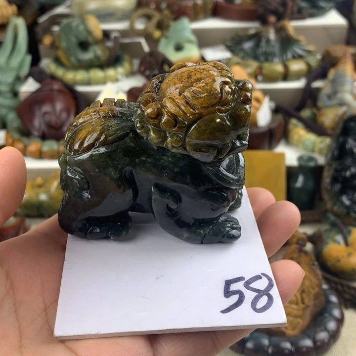 岫岩河磨玉（透闪石质玉）未镶嵌珠宝奇石