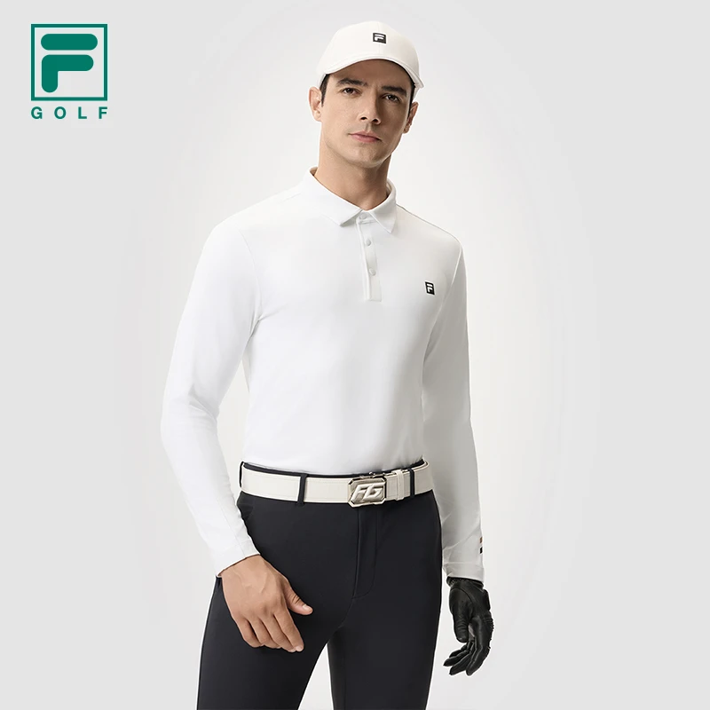 Fila/斐乐男款【长袖高尔夫POLO衫】春夏户外运动上衣A11M515204F