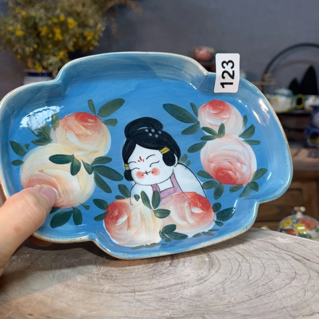 杯素浅陶瓷手工手绘