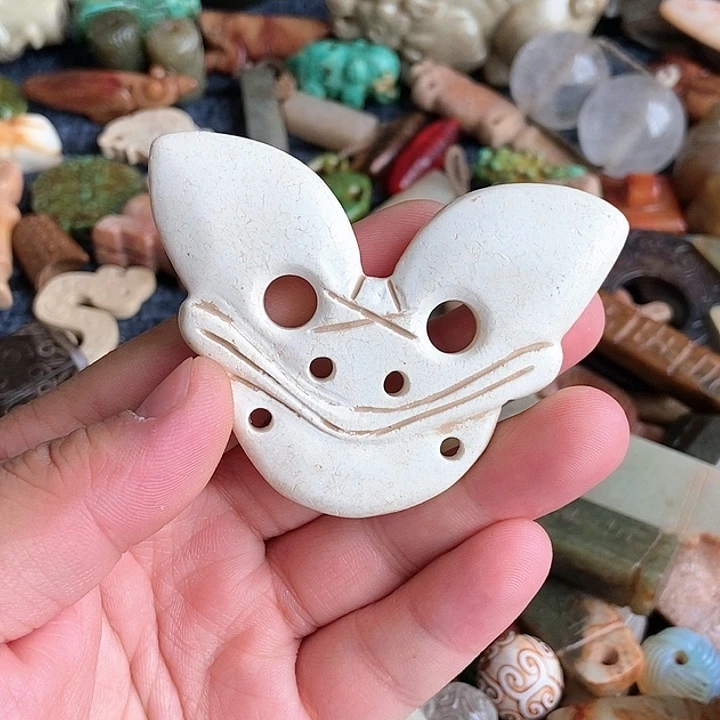 和田玉未镶嵌颈饰57