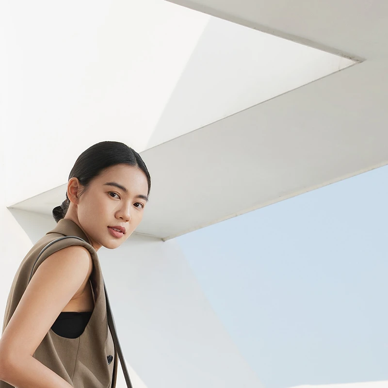 TUSCAN'S经典黑武士老花牛皮单肩斜挎女包时代双鱼