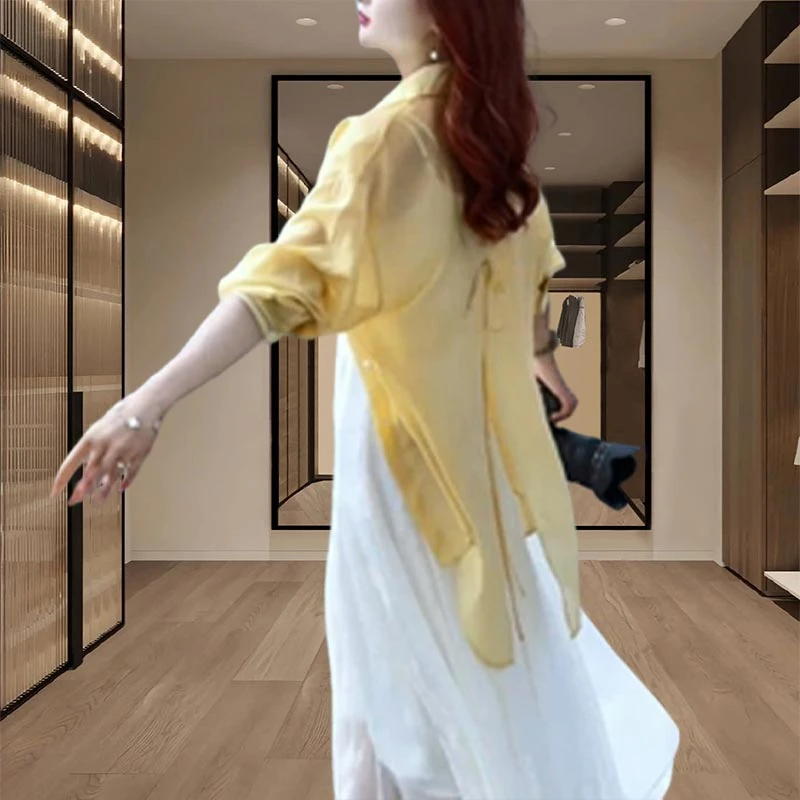 2025年夏季新款Polo领时尚百搭网红穿搭薄款外套女装防晒衣ins潮