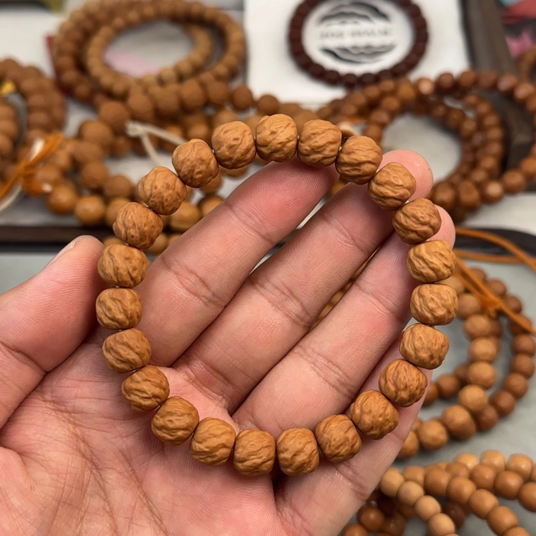 猴头核桃手串全品无瑕混元珠10+尺寸