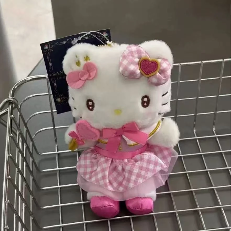 高颜值少女甜美魔法仙女棒kitty挂件