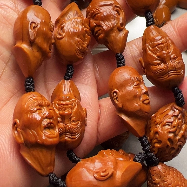 A***A橄榄核手串/手链十八罗汉