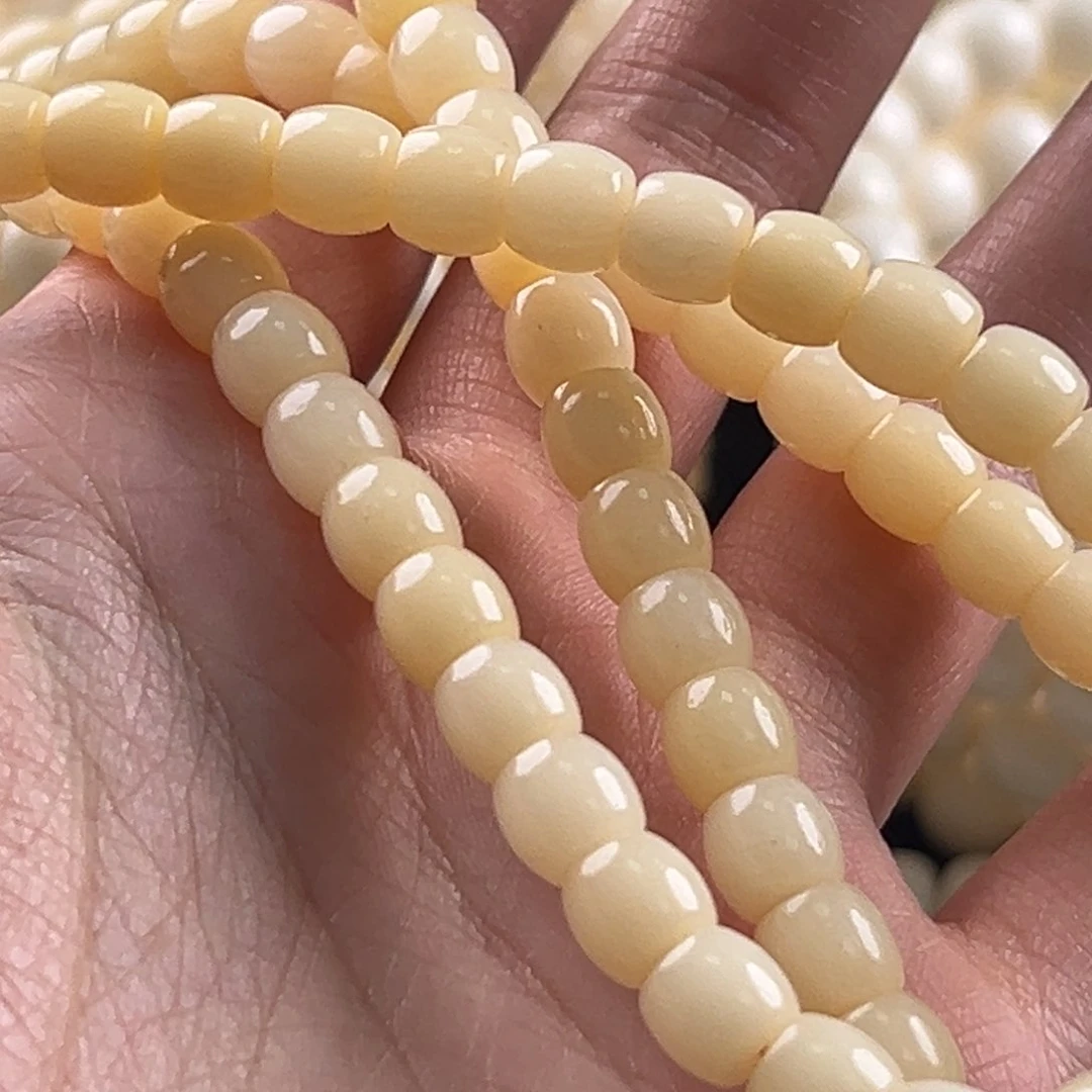 手串/手链驼骨D**o驼骨黄透直切108